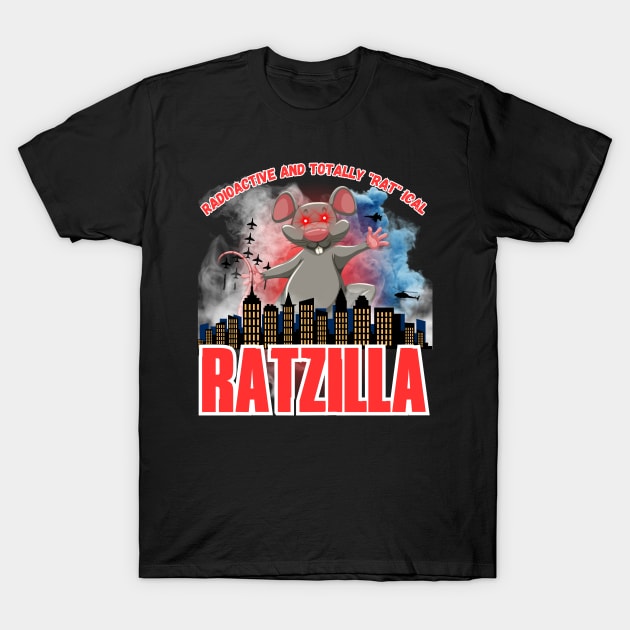 Ratzilla T-Shirt by Kenny The Bartender's Tee Emporium